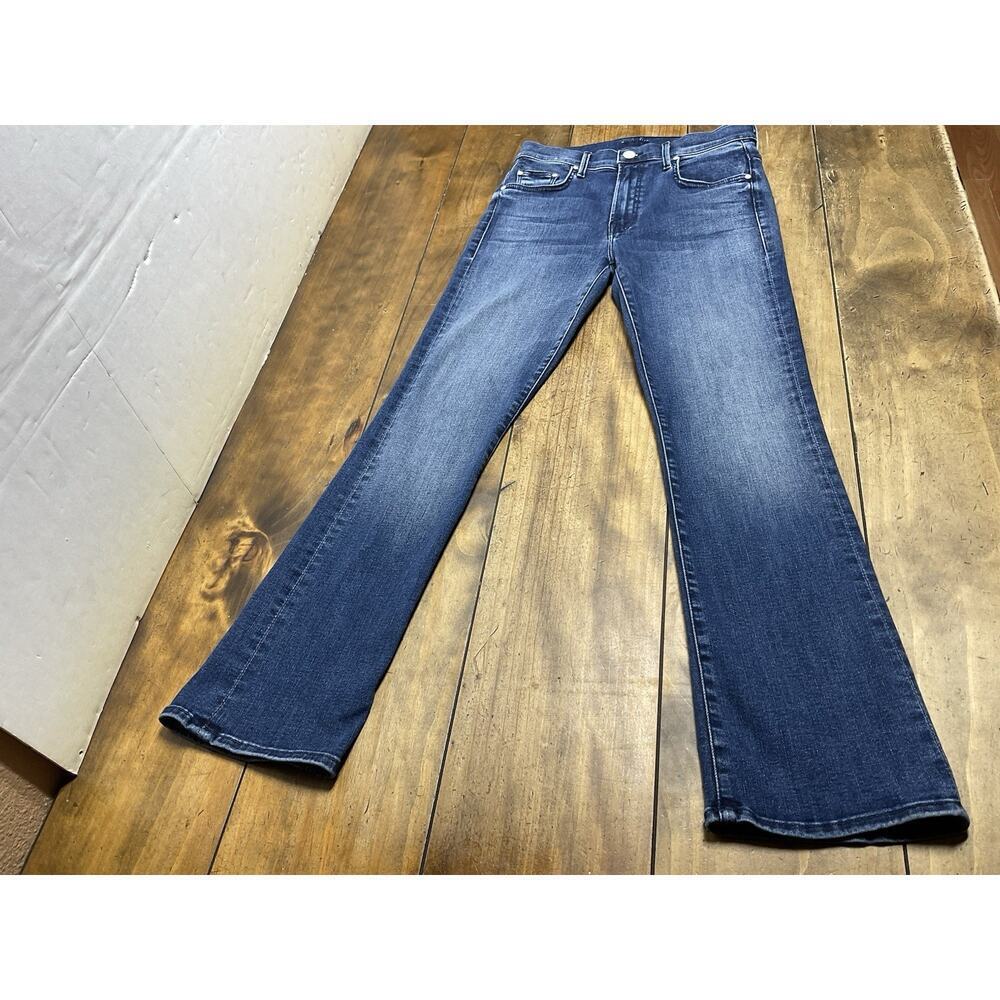 MOTHER The Insider Ankle in Mañana Mi Amor Dark Wash Straight Leg Size 26